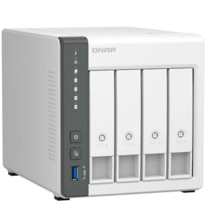 NAS QNAP TS-433-4G/ 4 Bahías 3.5'- 2.5'/ 4GB/ Formato Torre NAS QNAP TS-433-4G/ 4 Bahías 3.5'- 2.5'/ 4GB/ Formato Torre