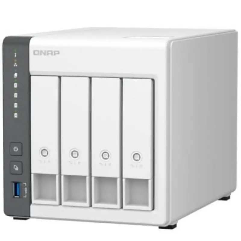 NAS QNAP TS-433-4G/ 4 Bahías 3.5'- 2.5'/ 4GB/ Formato Torre NAS QNAP TS-433-4G/ 4 Bahías 3.5'- 2.5'/ 4GB/ Formato Torre