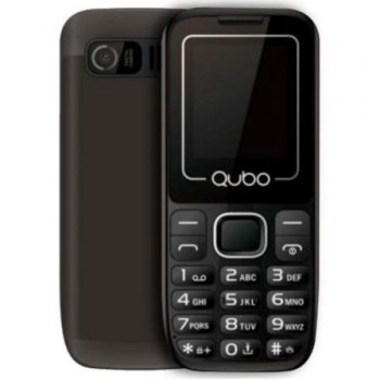 Teléfono Móvil Qubo P-180BK para Personas Mayores/ Negro Teléfono Móvil Qubo P-180BK para Personas Mayores/ Negro
