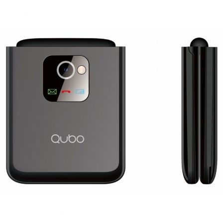 Teléfono Móvil Qubo X-10 para Personas Mayores/ Negro Teléfono Móvil Qubo X-10 para Personas Mayores/ Negro
