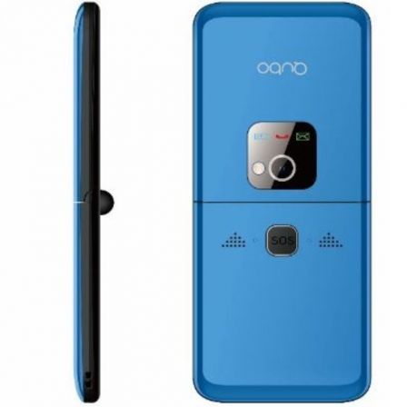 Teléfono Móvil Qubo X-10 para Personas Mayores/ Azul Teléfono Móvil Qubo X-10 para Personas Mayores/ Azul