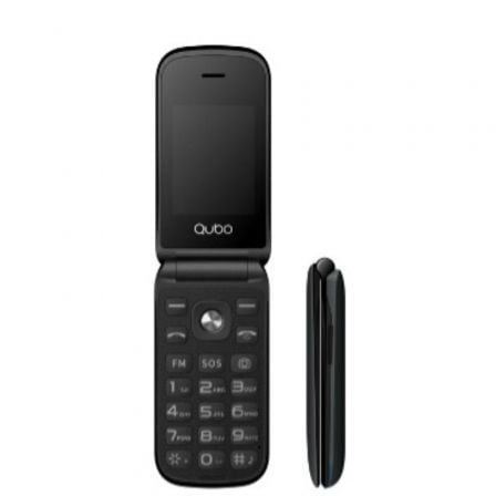 Teléfono Móvil Qubo X-209BKMKII para Personas Mayores/ Negro Teléfono Móvil Qubo X-209BKMKII para Personas Mayores/ Negro