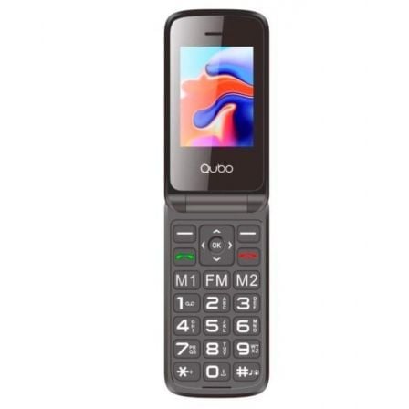 Teléfono Móvil Qubo X-247BL para Personas Mayores/ Azul Teléfono Móvil Qubo X-247BL para Personas Mayores/ Azul