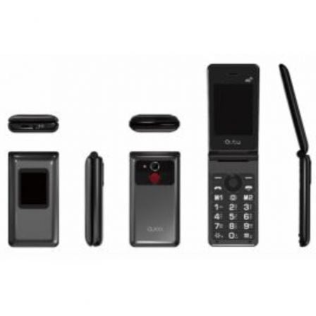Teléfono Móvil Qubo X-28 4G para Personas Mayores/ Negro Teléfono Móvil Qubo X-28 4G para Personas Mayores/ Negro