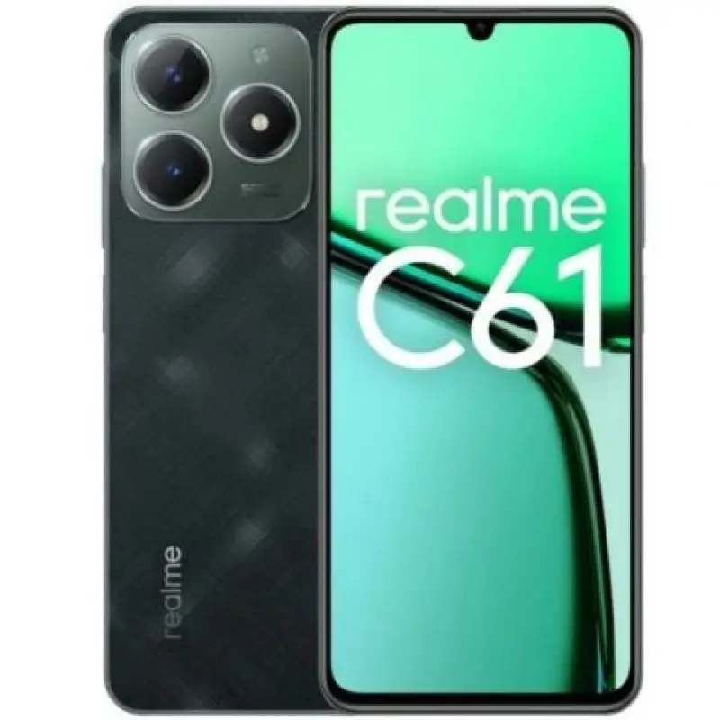 Smartphone Realme C61 6GB/ 256GB/ 6.74'/ Verde Smartphone Realme C61 6GB/ 256GB/ 6.74'/ Verde