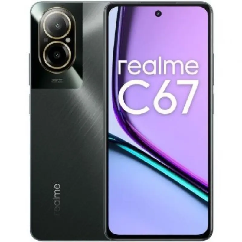 Smartphone Realme C67 8GB/ 256GB/ 6.72'/ Roca Negra Smartphone Realme C67 8GB/ 256GB/ 6.72'/ Roca Negra