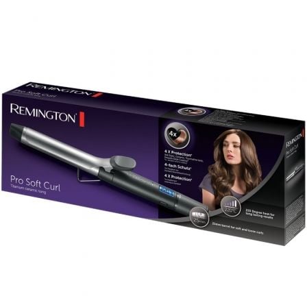 Rizador para el Pelo Remington Pro Soft Curl CI6525/ Negro y Plata Rizador para el Pelo Remington Pro Soft Curl CI6525/ Negro y Plata