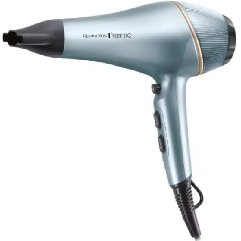 Secador Remington Shine Therapy Pro AC9300/ 2200W/ Iónico/ Negro y Azul Secador Remington Shine Therapy Pro AC9300/ 2200W/ Iónico/ Negro y Azul