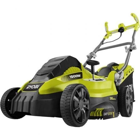 Cortacésped Ryobi RLM15E36H/ 1500W/ Corte Ø36cm/ Incluye Recolector de Hierba 45L y Adaptador Mulching Cortacésped Ryobi RLM15E36H/ 1500W/ Corte Ø36cm/ Incluye Recolector de Hierba 45L y Adaptador Mulching