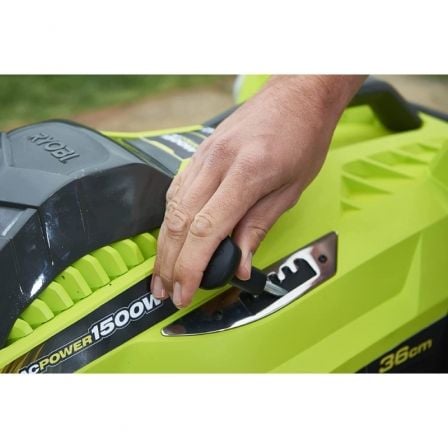 Cortacésped Ryobi RLM15E36H/ 1500W/ Corte Ø36cm/ Incluye Recolector de Hierba 45L y Adaptador Mulching Cortacésped Ryobi RLM15E36H/ 1500W/ Corte Ø36cm/ Incluye Recolector de Hierba 45L y Adaptador Mulching