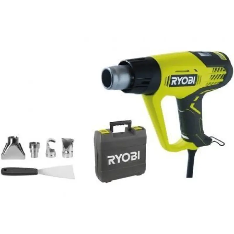Decapador Ryobi EHG2020LCD/ 2000W/ Incluye 1 Rascador y 4 Boquillas Decapador Ryobi EHG2020LCD/ 2000W/ Incluye 1 Rascador y 4 Boquillas
