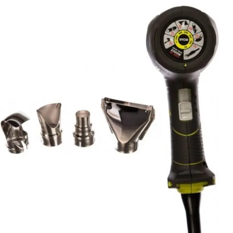 Decapador Ryobi EHG2020LCD/ 2000W/ Incluye 1 Rascador y 4 Boquillas Decapador Ryobi EHG2020LCD/ 2000W/ Incluye 1 Rascador y 4 Boquillas