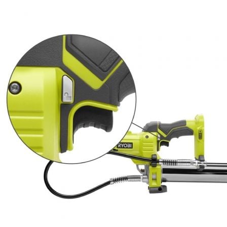Pistola Engrasadora Sin Cable Ryobi ONE+ R18GG-0/ 18V/ Sin Batería ni Cargador Pistola Engrasadora Sin Cable Ryobi ONE+ R18GG-0/ 18V/ Sin Batería ni Cargador
