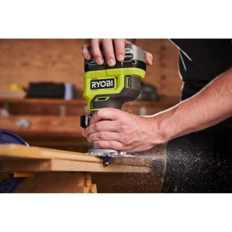 Fresadora Ryobi RTR18-0 18V ONE+/ Sin Batería ni Cargador Fresadora Ryobi RTR18-0 18V ONE+/ Sin Batería ni Cargador