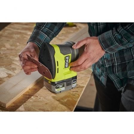 Lijadora Triangular Ryobi ONE+ 18V RPS18-0/ Incluye 6 Lijas/ Sin Batería ni Cargador Lijadora Triangular Ryobi ONE+ 18V RPS18-0/ Incluye 6 Lijas/ Sin Batería ni Cargador
