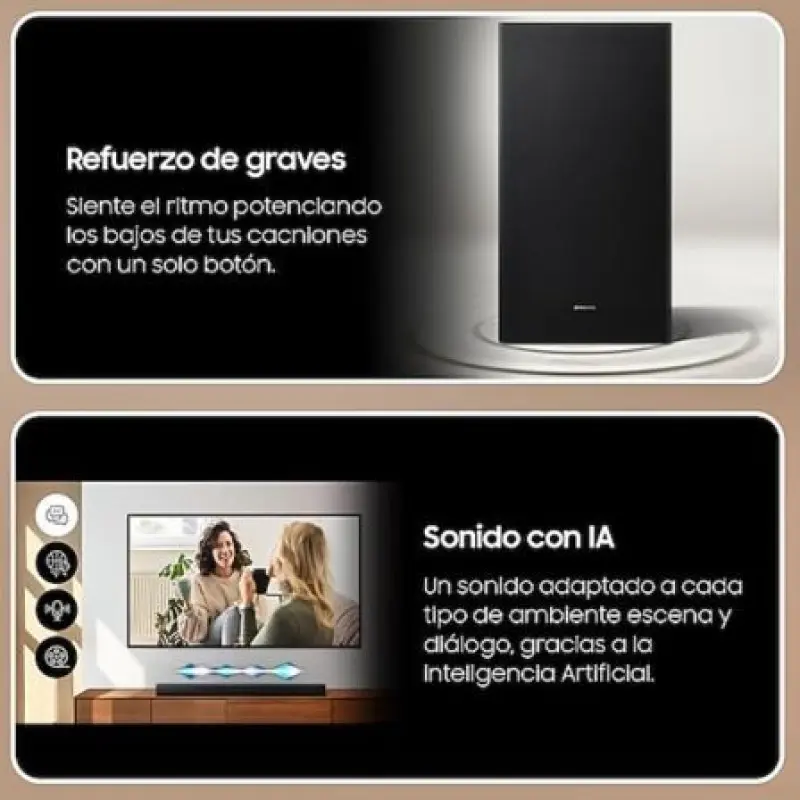 Barra de Sonido con Bluetooth Samsung B650D Serie-B 3.1 2024/ 3.1 Barra de Sonido con Bluetooth Samsung B650D Serie-B 3.1 2024/ 3.1