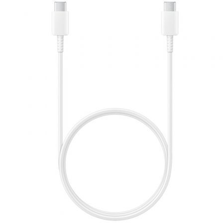 Cable USB 2.0 Tipo-C Samsung EP-DA705BWEGWW/ USB Tipo-C Macho - USB Tipo-C Macho/ 1m/ Blanco Cable USB 2.0 Tipo-C Samsung EP-DA705BWEGWW/ USB Tipo-C Macho - USB Tipo-C Macho/ 1m/ Blanco
