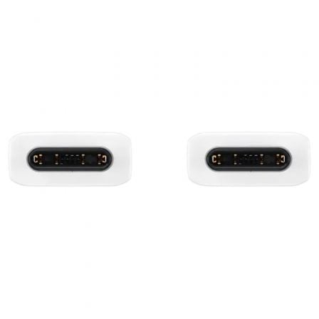 Cable USB 2.0 Tipo-C Samsung EP-DA705BWEGWW/ USB Tipo-C Macho - USB Tipo-C Macho/ 1m/ Blanco Cable USB 2.0 Tipo-C Samsung EP-DA705BWEGWW/ USB Tipo-C Macho - USB Tipo-C Macho/ 1m/ Blanco