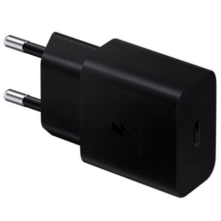 Cargador de Pared Samsung EP-T1510XBEGEU/ 1xUSB Tipo-C + Cable USB Tipo-C/ 15W Cargador de Pared Samsung EP-T1510XBEGEU/ 1xUSB Tipo-C + Cable USB Tipo-C/ 15W