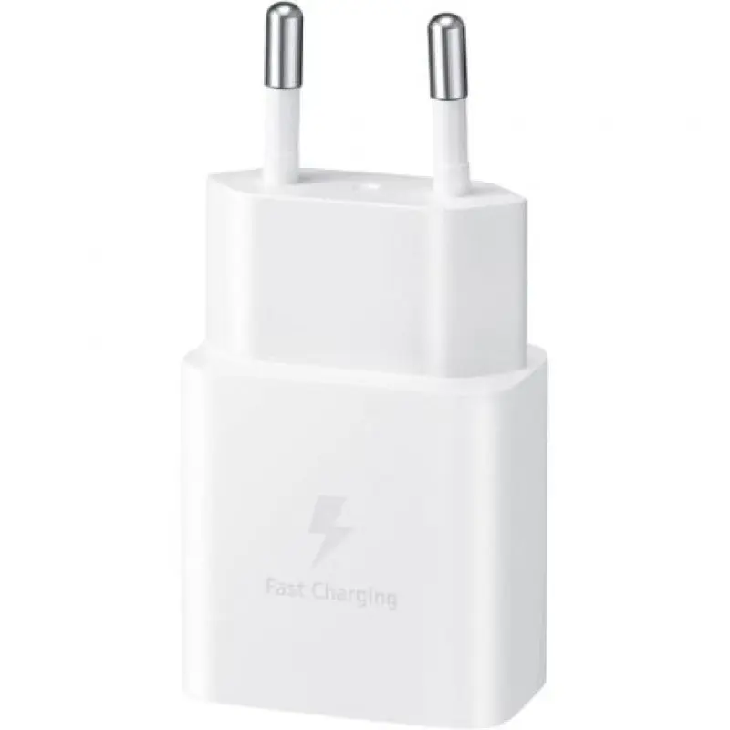 Cargador de Pared Samsung EP-T1510XWE/ 1xUSB Tipo-C + Cable USB Tipo-C/ 15W Cargador de Pared Samsung EP-T1510XWE/ 1xUSB Tipo-C + Cable USB Tipo-C/ 15W