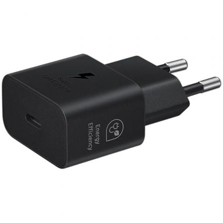 Cargador de Pared Samsung EP-T2510XBEGEU/ 1xUSB Tipo-C + Cable USB Tipo-C/ 25W Cargador de Pared Samsung EP-T2510XBEGEU/ 1xUSB Tipo-C + Cable USB Tipo-C/ 25W