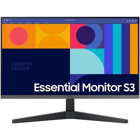 Monitor Profesional Samsung Essential Monitor S3 S24C330GAU/ 24'/ Full HD/ Negro Monitor Profesional Samsung Essential Monitor S3 S24C330GAU/ 24'/ Full HD/ Negro