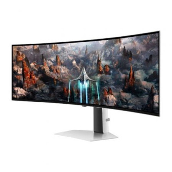 Monitor Gaming Ultrapanorámico Curvo Samsung Odyssey OLED G9 S49CG934SU 49'/ Dual QHD/ 0.03ms/ 240Hz/ OLED/ Multimedia/ Plata Monitor Gaming Ultrapanorámico Curvo Samsung Odyssey OLED G9 S49CG934SU 49'/ Dual QHD/ 0.03ms/ 240Hz/ OLED/ Multimedia/ Plata