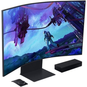 Monitor Gaming Curvo Samsung Odyssey Ark S55CG970NU 55'/ 4K/ 1ms/ 165Hz/ VA/ Regulable en altura/ Smart TV/ Multimedia/ Negro Monitor Gaming Curvo Samsung Odyssey Ark S55CG970NU 55'/ 4K/ 1ms/ 165Hz/ VA/ Regulable en altura/ Smart TV/ Multimedia/ Negro