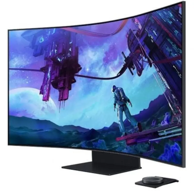 Monitor Gaming Curvo Samsung Odyssey Ark S55CG970NU 55'/ 4K/ 1ms/ 165Hz/ VA/ Regulable en altura/ Smart TV/ Multimedia/ Negro Monitor Gaming Curvo Samsung Odyssey Ark S55CG970NU 55'/ 4K/ 1ms/ 165Hz/ VA/ Regulable en altura/ Smart TV/ Multimedia/ Negro