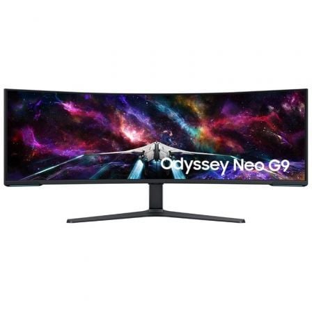 Monitor Gaming Ultrapanorámico Curvo Samsung Odyssey Neo G9 S57CG952NU 57'/ Dual UHD/ 1ms/ 240Hz/ VA/ Regulable en altura/ Blanco Monitor Gaming Ultrapanorámico Curvo Samsung Odyssey Neo G9 S57CG952NU 57'/ Dual UHD/ 1ms/ 240Hz/ VA/ Regulable en altura/ Blanco
