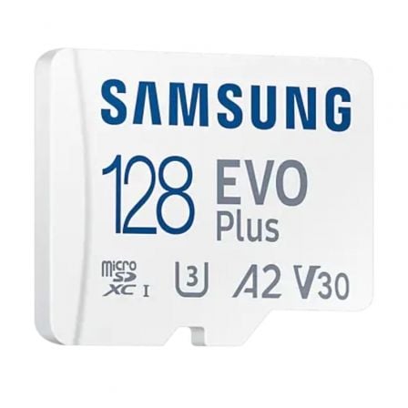 Tarjeta de Memoria Samsung EVO Plus 2023 128GB microSD XC con Adaptador/ Clase 10/ 160MBs Tarjeta de Memoria Samsung EVO Plus 2023 128GB microSD XC con Adaptador/ Clase 10/ 160MBs
