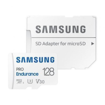 Tarjeta de Memoria Samsung Pro Endurance 128GB microSD XC con Adaptador/ Clase 10/ 100MBs Tarjeta de Memoria Samsung Pro Endurance 128GB microSD XC con Adaptador/ Clase 10/ 100MBs