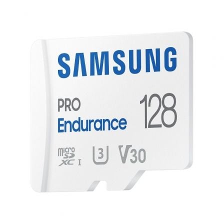 Tarjeta de Memoria Samsung Pro Endurance 128GB microSD XC con Adaptador/ Clase 10/ 100MBs Tarjeta de Memoria Samsung Pro Endurance 128GB microSD XC con Adaptador/ Clase 10/ 100MBs