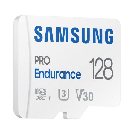 Tarjeta de Memoria Samsung Pro Endurance 128GB microSD XC con Adaptador/ Clase 10/ 100MBs Tarjeta de Memoria Samsung Pro Endurance 128GB microSD XC con Adaptador/ Clase 10/ 100MBs