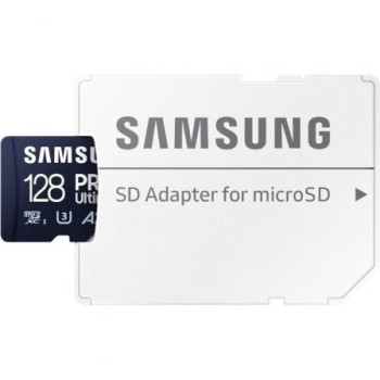 Tarjeta de Memoria Samsung Pro Ultimate 128GB microSD XC con Adaptador/ Clase 10/ 200MBs Tarjeta de Memoria Samsung Pro Ultimate 128GB microSD XC con Adaptador/ Clase 10/ 200MBs
