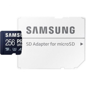 Tarjeta de Memoria Samsung Pro Ultimate 256GB microSD XC con Adaptador/ Clase 10/ 200MBs Tarjeta de Memoria Samsung Pro Ultimate 256GB microSD XC con Adaptador/ Clase 10/ 200MBs