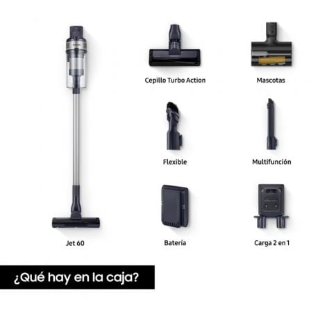 Aspirador Escoba con batería Samsung Jet 65 Pet/ 150W/ Autonomía 40 Min Aspirador Escoba con batería Samsung Jet 65 Pet/ 150W/ Autonomía 40 Min