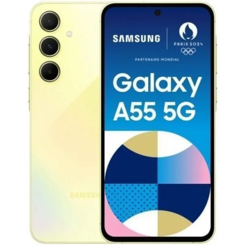 Smartphone Samsung Galaxy A55 8GB/ 128GB/ 6.6'/ 5G/ Amarillo Smartphone Samsung Galaxy A55 8GB/ 128GB/ 6.6'/ 5G/ Amarillo