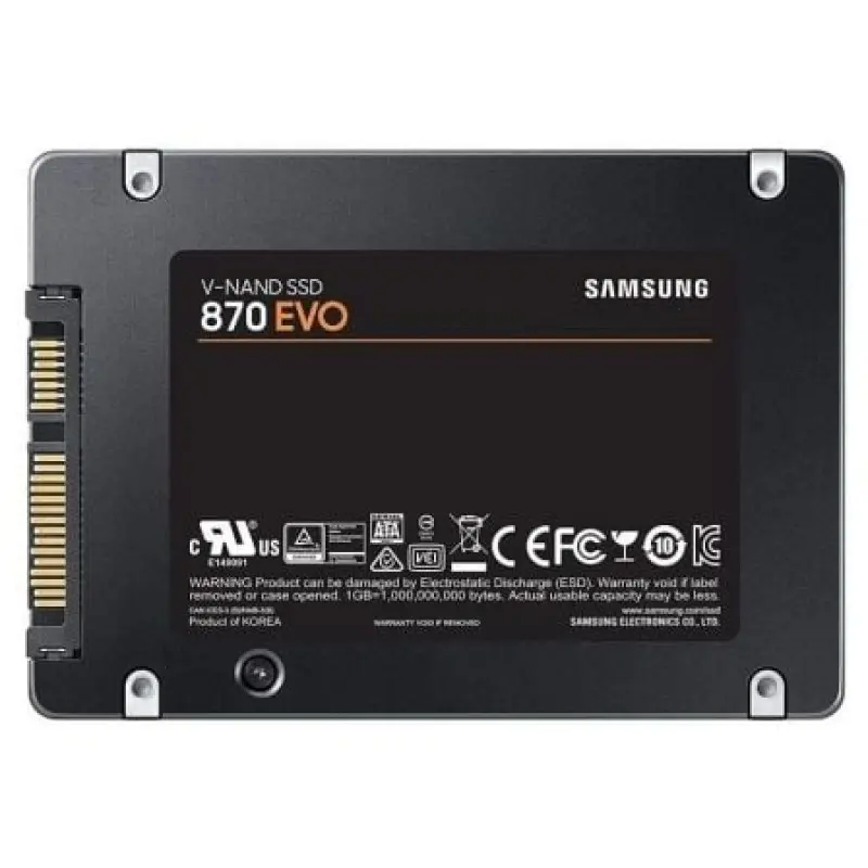 Disco SSD Samsung 870 EVO 4TB/ SATA III/ Full Capacity Disco SSD Samsung 870 EVO 4TB/ SATA III/ Full Capacity