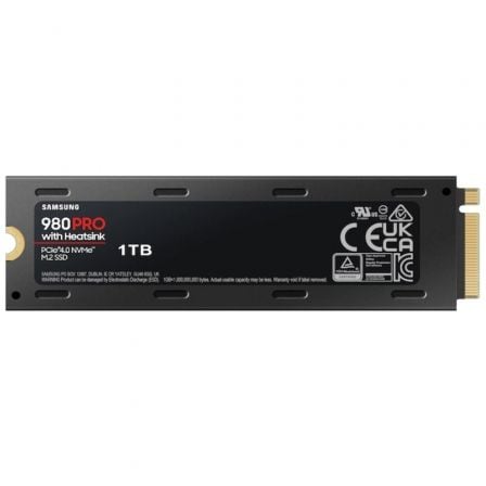 Disco SSD Samsung 980 PRO 1TB/ M.2 2280 PCIe 4.0/ con Disipador de Calor/ Compatible con PS5 y PC/ Full Capacity Disco SSD Samsung 980 PRO 1TB/ M.2 2280 PCIe 4.0/ con Disipador de Calor/ Compatible con PS5 y PC/ Full Capacity