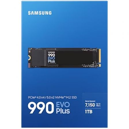Disco SSD Samsung 990 EVO Plus 1TB/ M.2 2280 PCIe 5.0/ Compatible con PS5 y PC/ Full Capacity Disco SSD Samsung 990 EVO Plus 1TB/ M.2 2280 PCIe 5.0/ Compatible con PS5 y PC/ Full Capacity