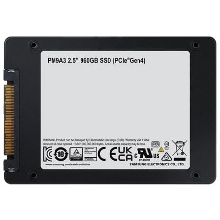 Disco SSD Samsung PM9A3 960GB/ NVMe U.2 Disco SSD Samsung PM9A3 960GB/ NVMe U.2
