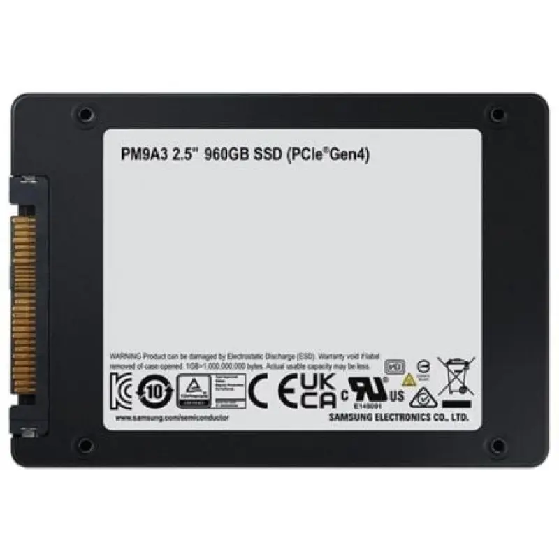 Disco SSD Samsung PM9A3 960GB/ NVMe U.2 Disco SSD Samsung PM9A3 960GB/ NVMe U.2