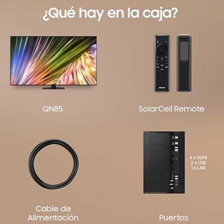 Televisor Samsung Neo QLED QN86D TQ65QN86DBT 65'/ Ultra HD 4K/ Smart TV/ WiFi Televisor Samsung Neo QLED QN86D TQ65QN86DBT 65'/ Ultra HD 4K/ Smart TV/ WiFi