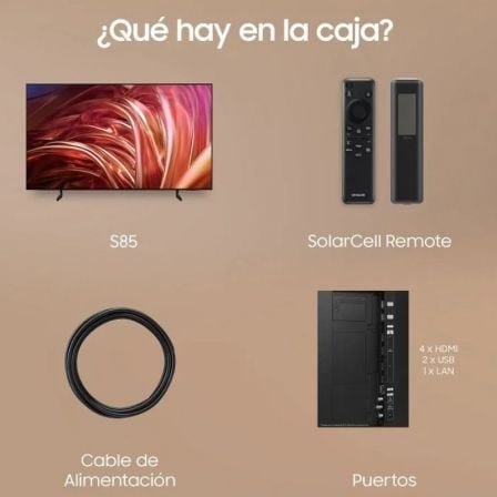 Televisor Samsung OLED S85D TQ65S85DAE 65'/ Ultra HD 4K/ Smart TV/ WiFi Televisor Samsung OLED S85D TQ65S85DAE 65'/ Ultra HD 4K/ Smart TV/ WiFi