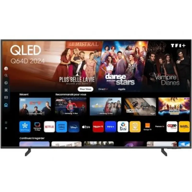 Televisor Samsung QLED Q64D TQ75Q64DAU 75'/ Ultra HD 4K/ Smart TV/ WiFi Televisor Samsung QLED Q64D TQ75Q64DAU 75'/ Ultra HD 4K/ Smart TV/ WiFi
