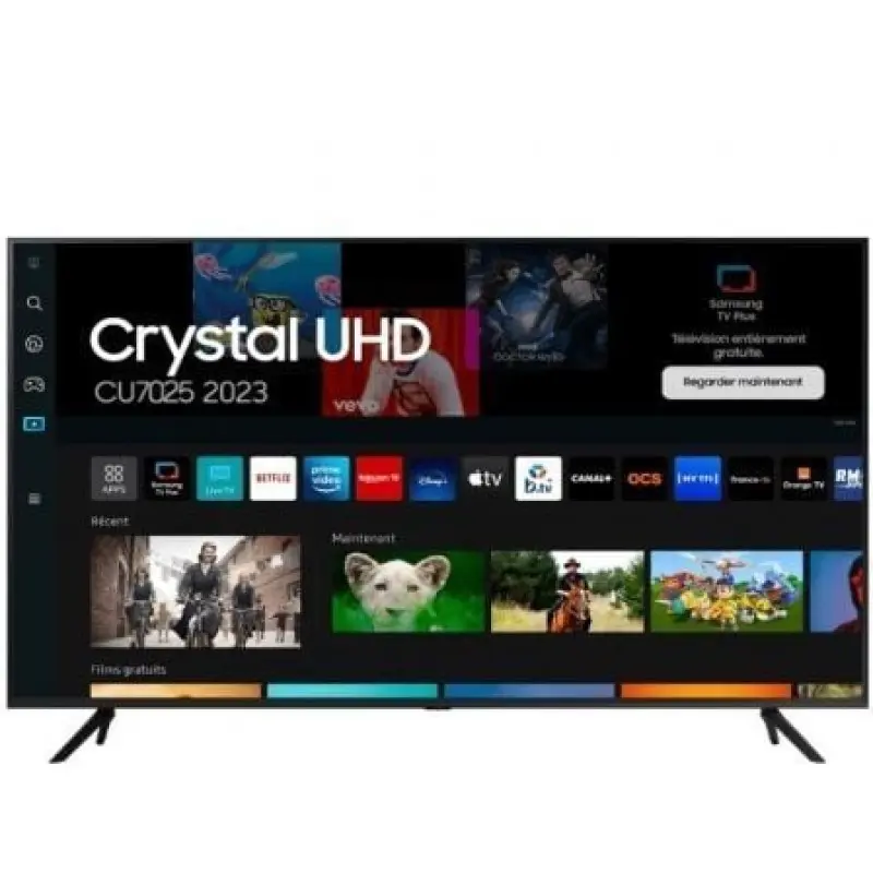 Televisor Samsung Crystal UHD TU43CU7025K 43'/ Ultra HD 4K/ Smart TV/ WiFi Televisor Samsung Crystal UHD TU43CU7025K 43'/ Ultra HD 4K/ Smart TV/ WiFi