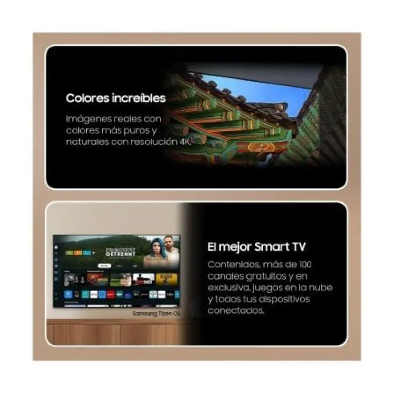 Televisor Samsung Crystal UHD TU43DU8005 43'/ Ultra HD 4K/ Smart TV/ WiFi Televisor Samsung Crystal UHD TU43DU8005 43'/ Ultra HD 4K/ Smart TV/ WiFi