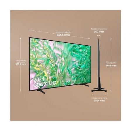 Televisor Samsung Crystal UHD TU43DU8005 43'/ Ultra HD 4K/ Smart TV/ WiFi Televisor Samsung Crystal UHD TU43DU8005 43'/ Ultra HD 4K/ Smart TV/ WiFi