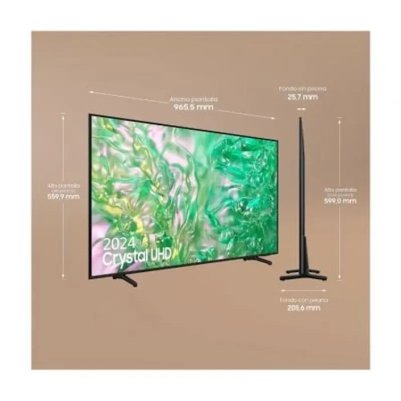 Televisor Samsung Crystal UHD TU43DU8005 43'/ Ultra HD 4K/ Smart TV/ WiFi Televisor Samsung Crystal UHD TU43DU8005 43'/ Ultra HD 4K/ Smart TV/ WiFi